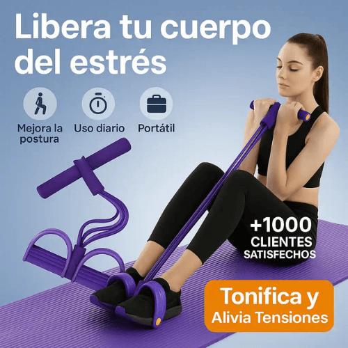 PedalFit System® - Banda Elástica Multifuncional Premium - Tonifica y alivia Tensiones