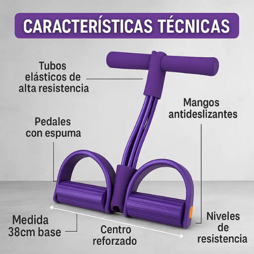 PedalFit System® - Banda Elástica Multifuncional Premium - Tonifica y alivia Tensiones